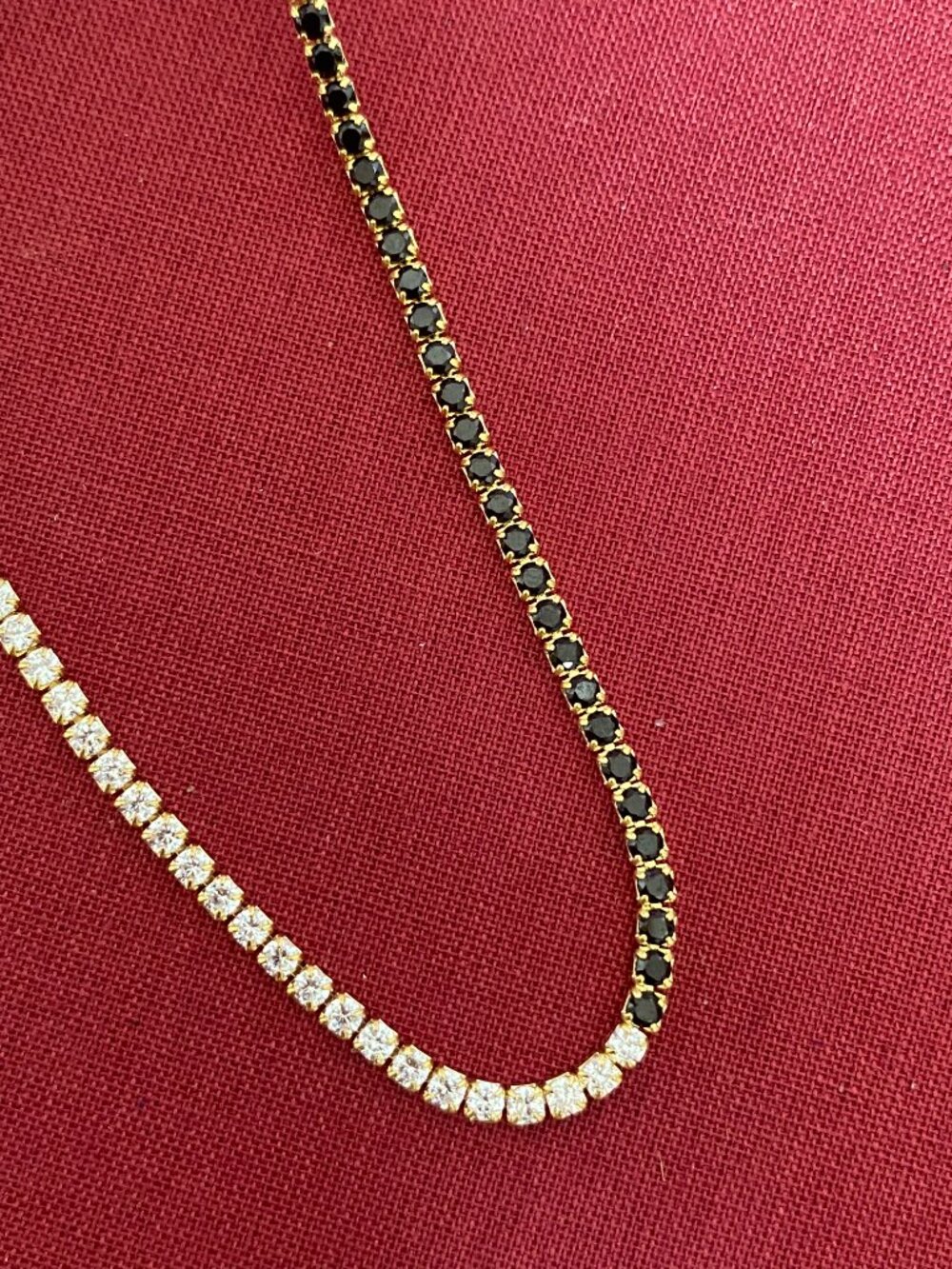 Never-Worn '90s-Inspired Two-Tone Crystal Choker from Emma Pills
